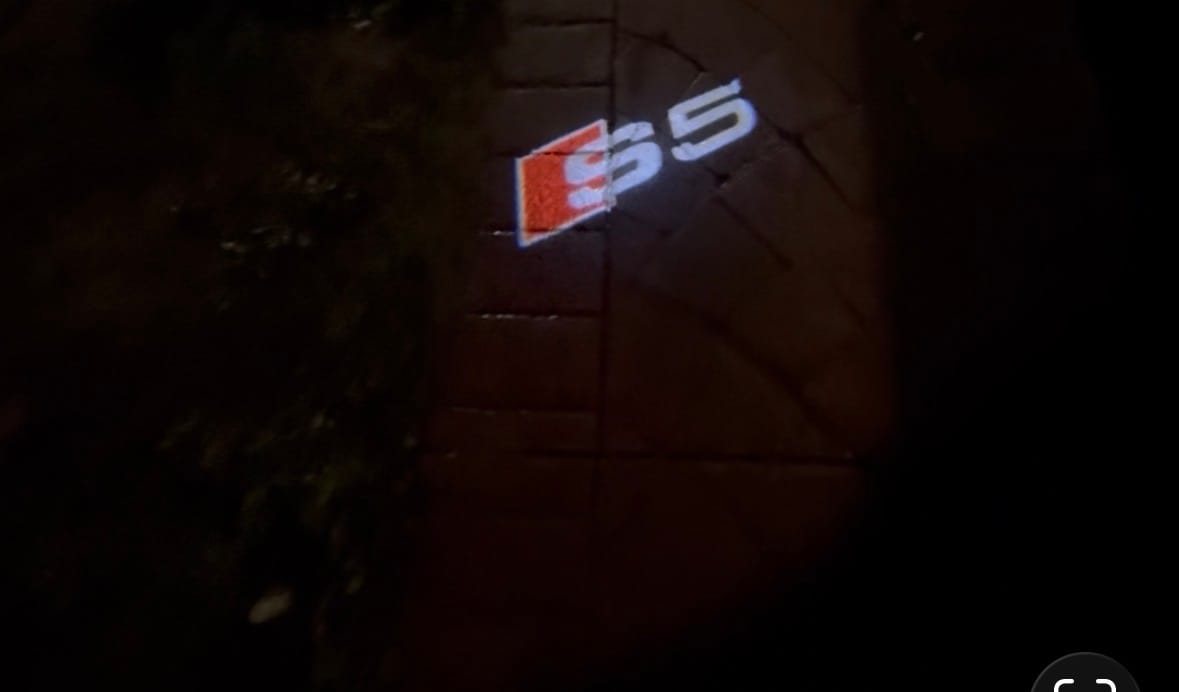 Customer photo review of AUDI DOOR LIGHTS