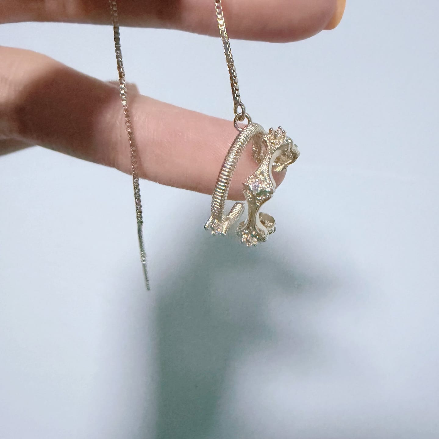 Customer photo review of "Bastet" 14K Gold Plated Vintage Iris Ear Cuffs, Statement Cartilage Earrings