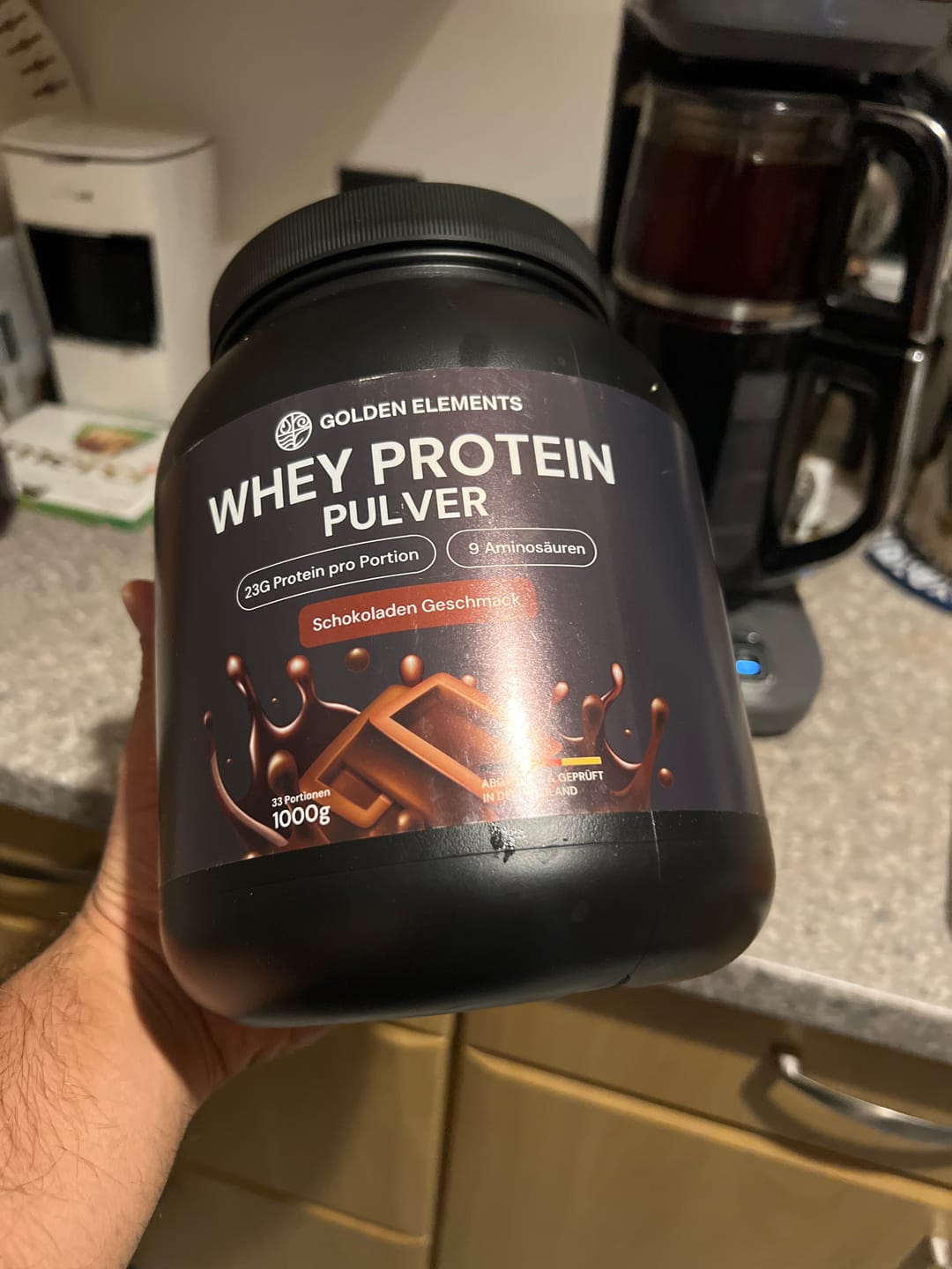 Customer photo review of Whey Protein - 1000g Pulver