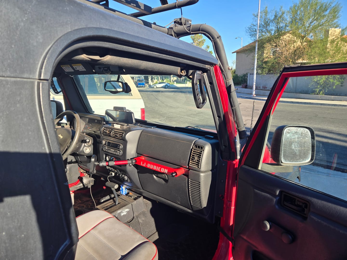 Customer photo review of CMM Offroad TJ/LJ/YJ  Billet Front Grab Handles (1987 - 2006)
