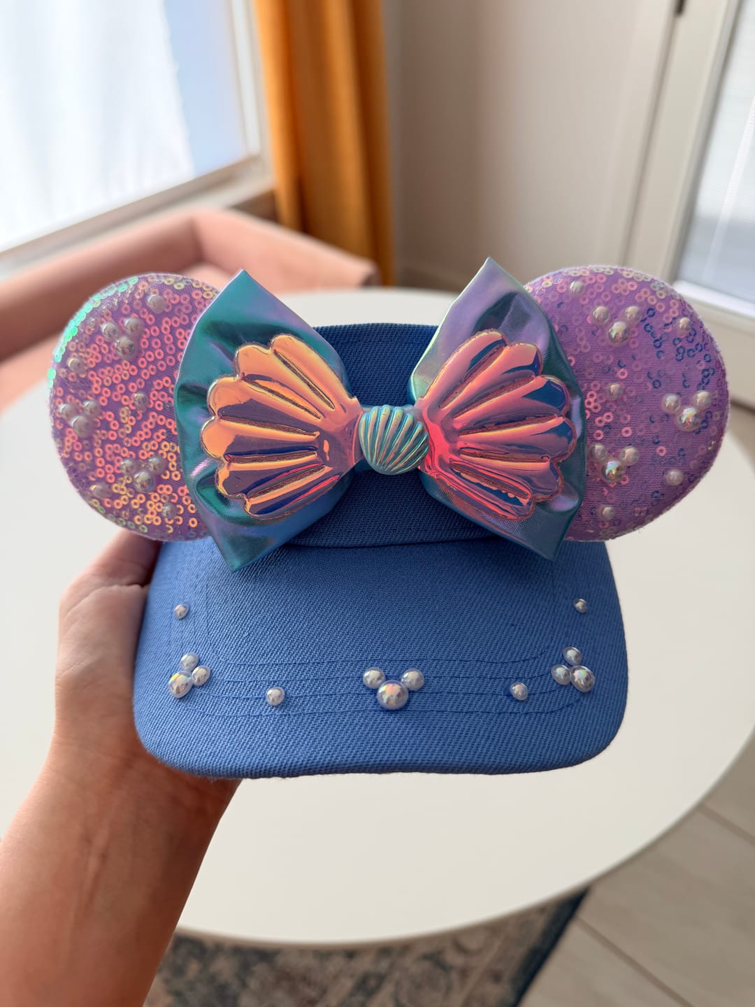 Customer photo review of Turn Ears into Visor