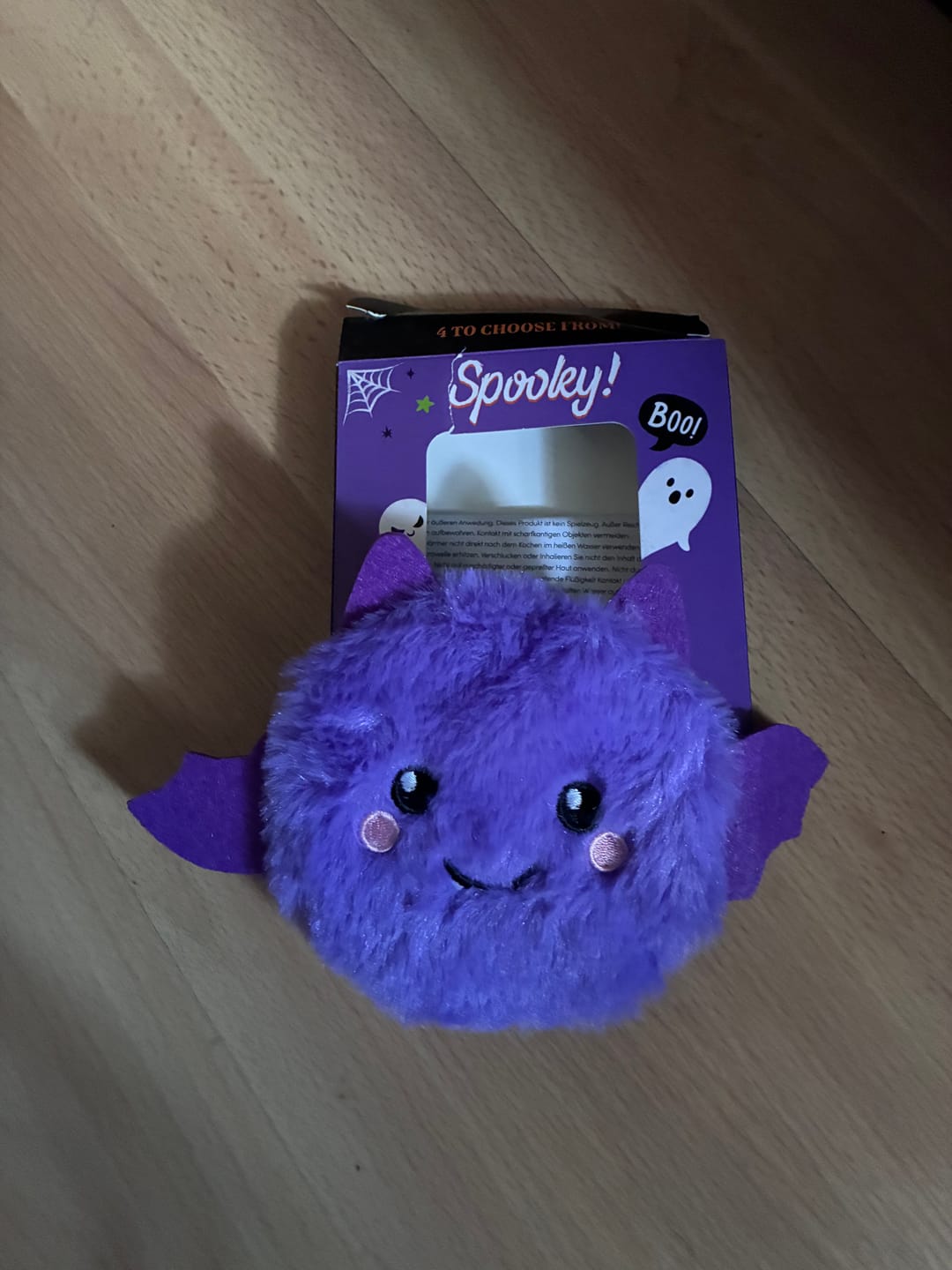 Customer photo review of Kuschelige Plüsch Handwärmer - Halloween Edition