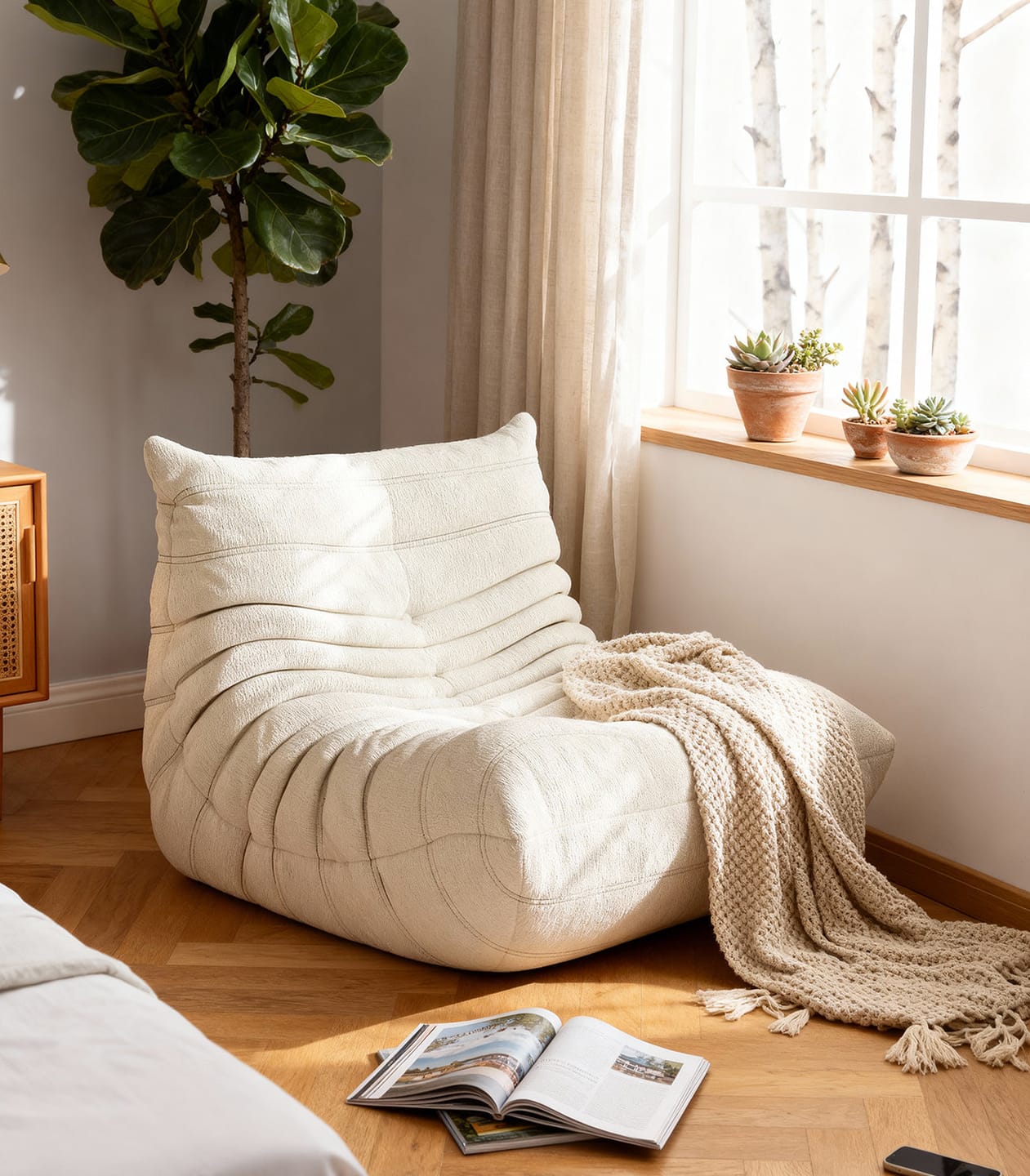 Customer photo review of Hiksnra Couch Loveseat | Vacuum Packed Sofa in a Box