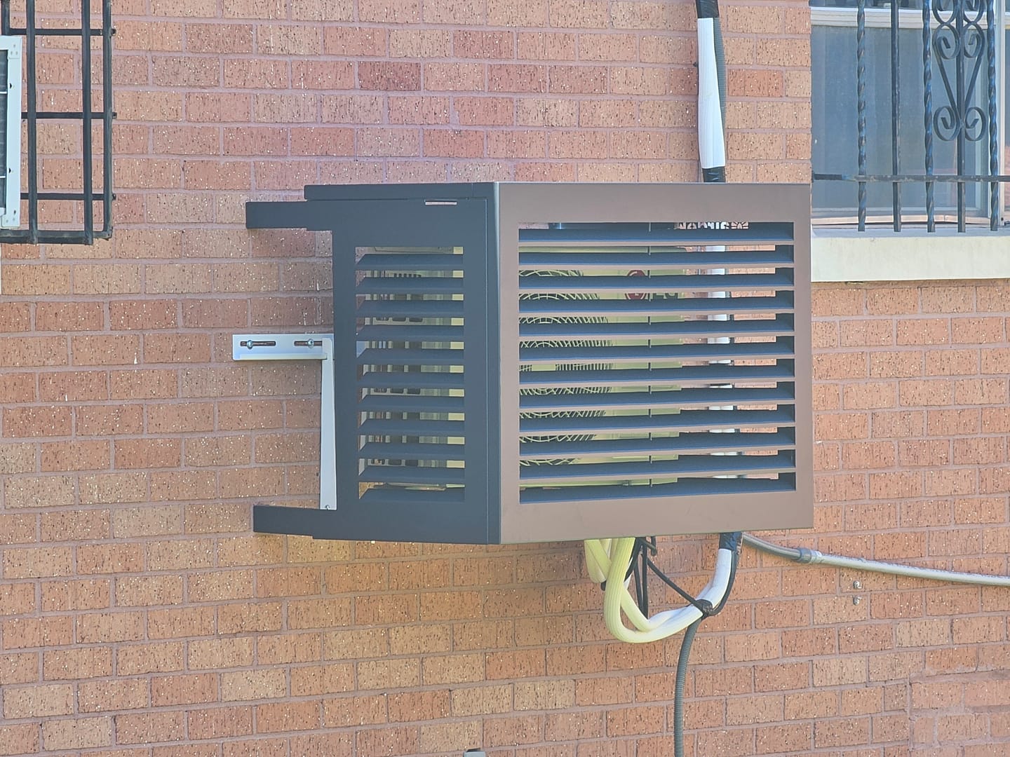 Customer photo review of Mini-Split AC Cover - Black
