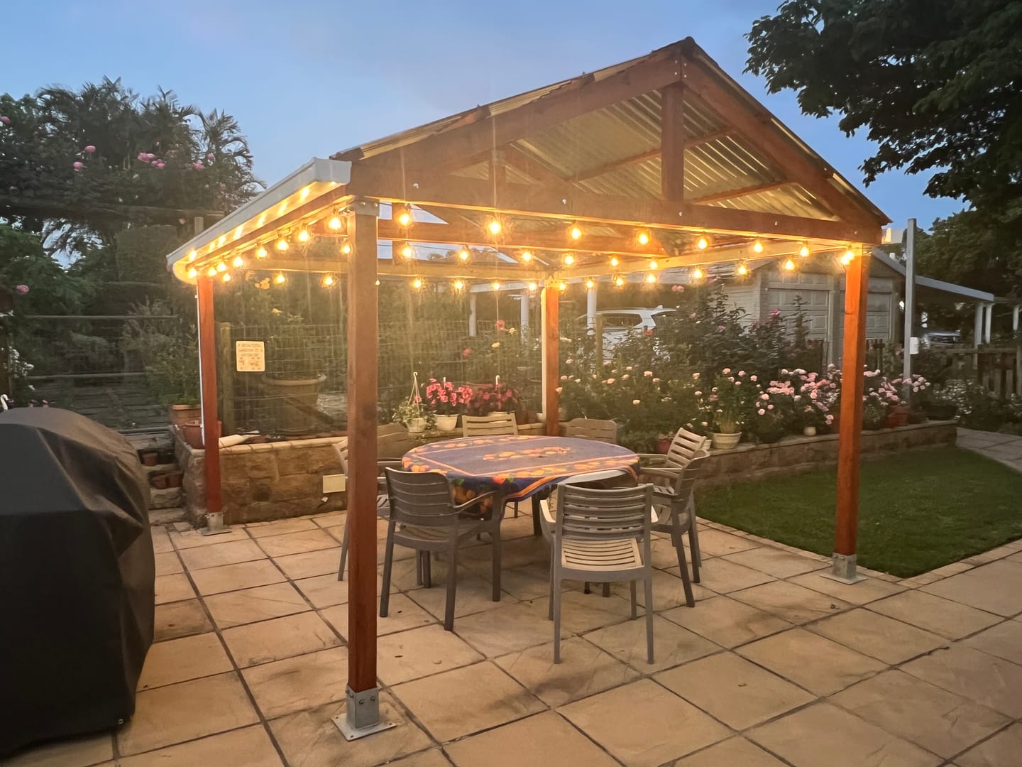 Customer photo review of Plug-In Mini Bulb String Lights
