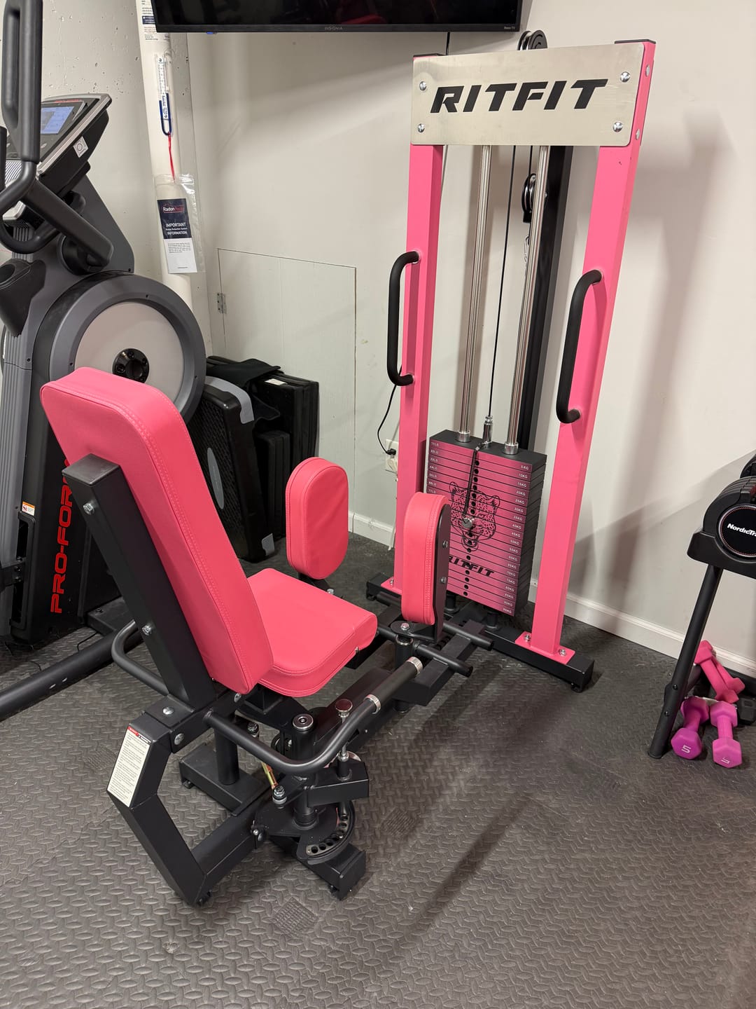 Customer photo review of RitFit Panther Home Hip Abductor and Adductor Machine
