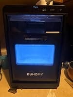 Customer photo review of Simzlife Nugget Ice Maker Countertop, 44Lbs/24H Pebble Ice Maker Machine, Self-Cleaning Pellet Ice Machine with Ice Scoop&Basket, Sonic Countertop Ice Machine for Home/Kitchen/Office(Black)