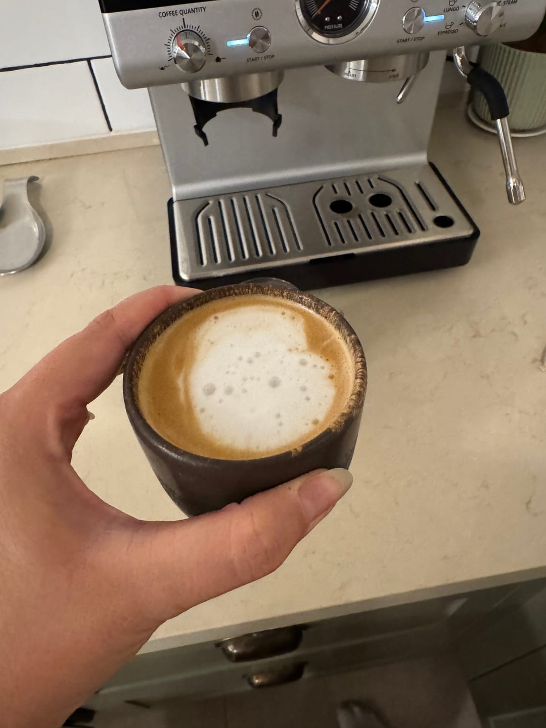 Customer photo review of קפוצ'ינו קטן | סדרת נגה