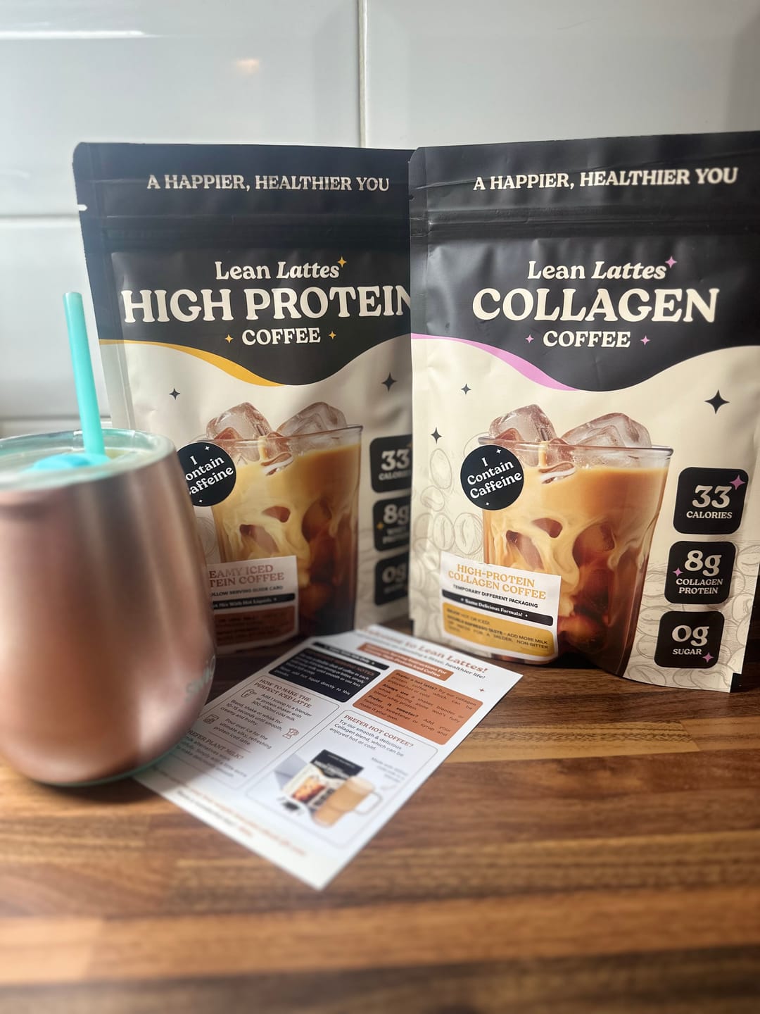 Customer photo review of Creamy High-Protein Iced Coffee 🤩
