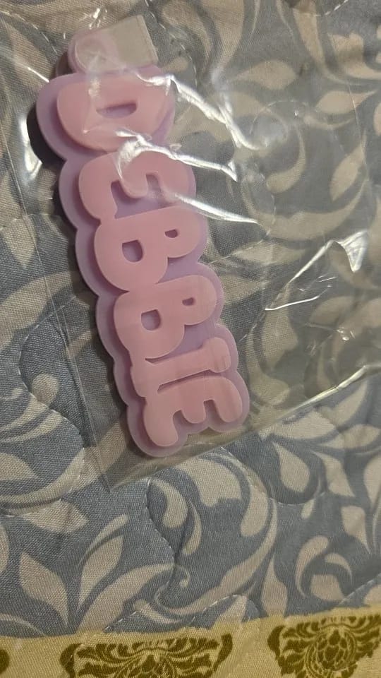 Customer photo review of Custom Keychain