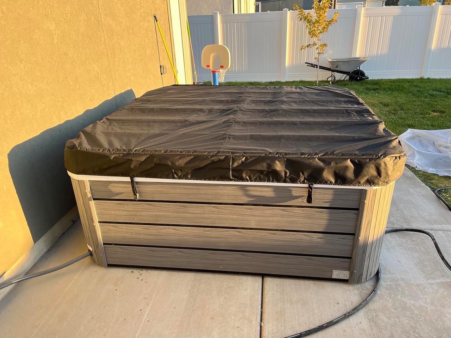 Customer photo review of Comfort Hot Tub 834