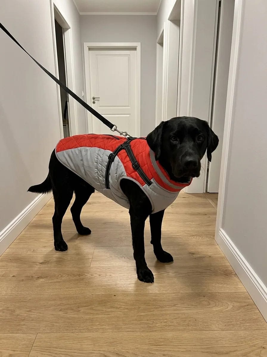 Customer photo review of Manteau imperméable pour chien Dog Trotter