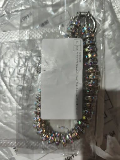 Customer photo review of Pearl Sparkle Bag Charm