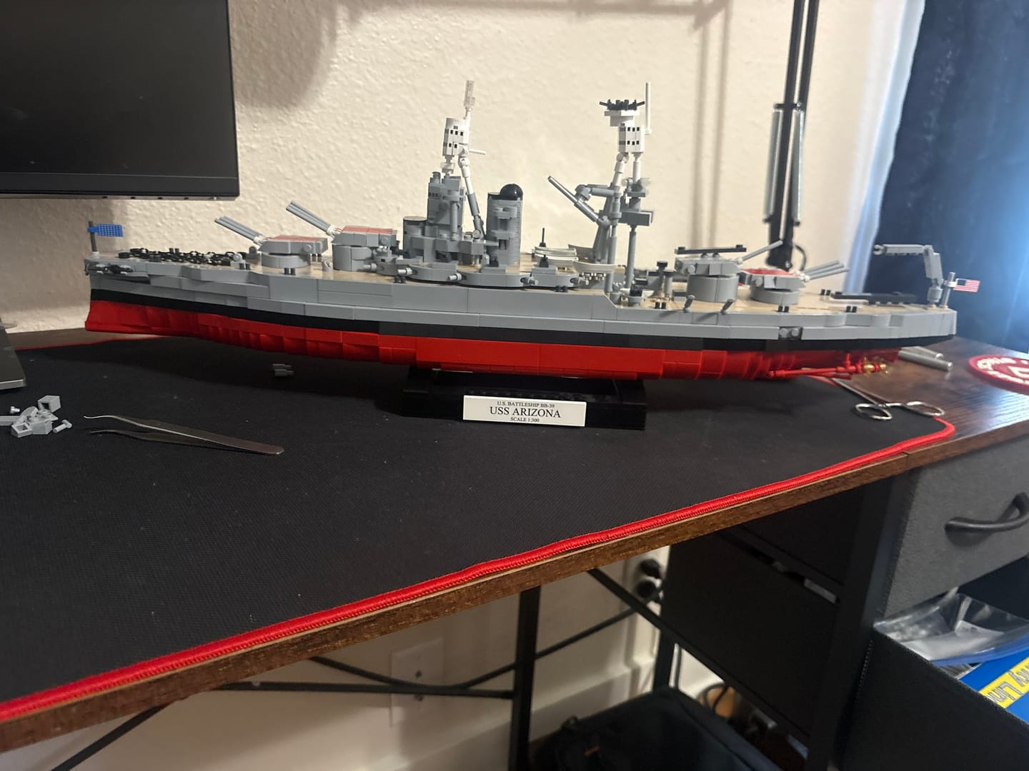 Customer photo review of COBI Battleship USS Arizona (BB-39): Set #4843