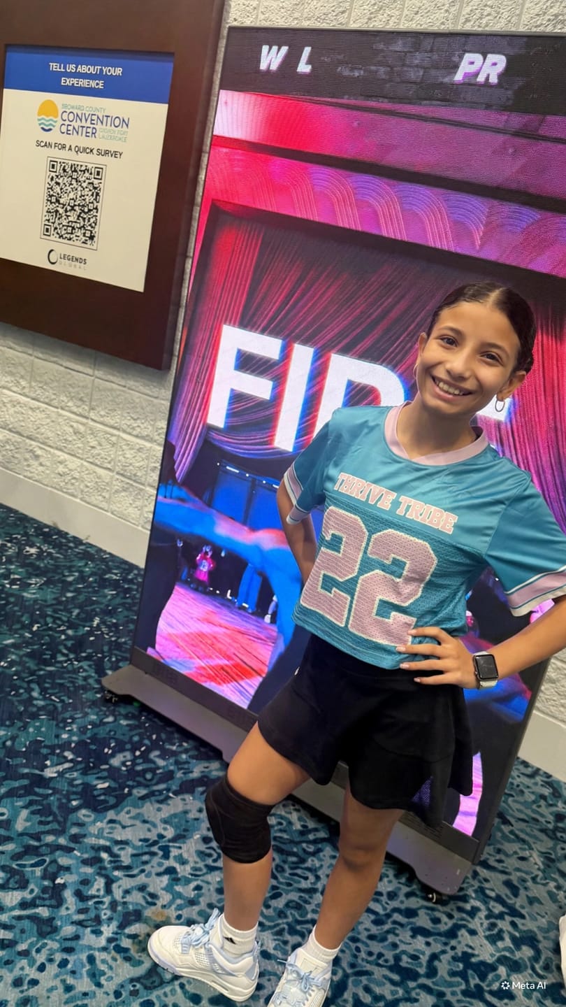 Customer photo review of Custom Women's Crop Football Jersey Lilac and Aqua - Design Your Own
