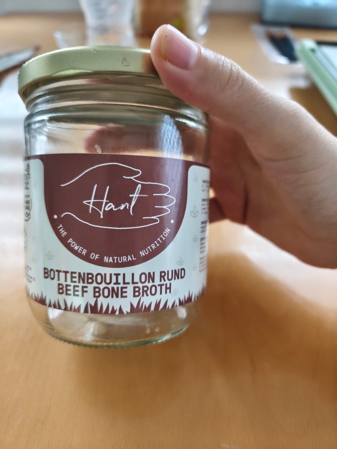 Customer photo review of Bottenbouillon - Rund - Bone Broth - Halal - Collageen - 400mL