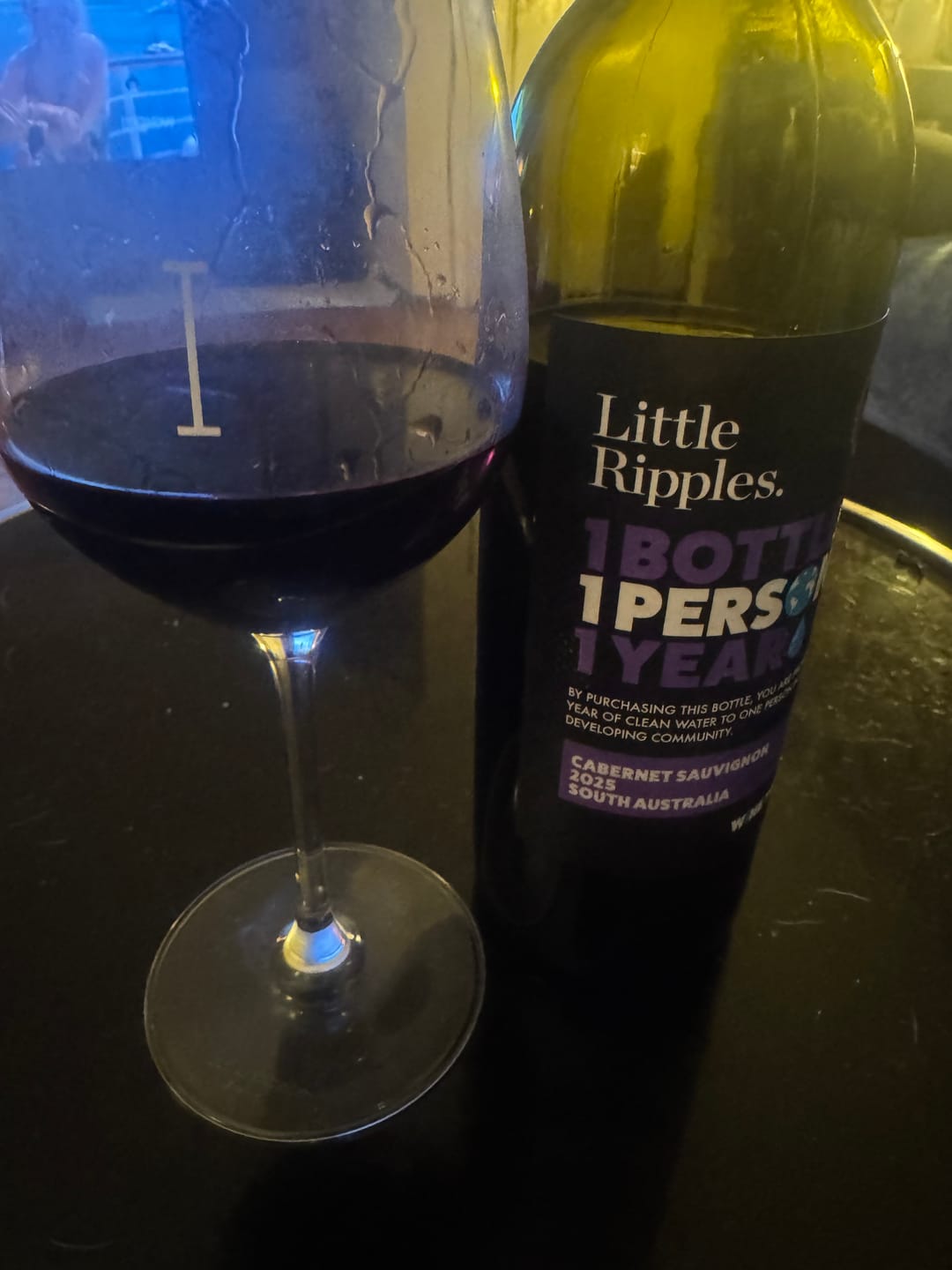 Customer photo review of Zero Sugar Cabernet Sauvignon – Australian Red Wine | 6 Pack