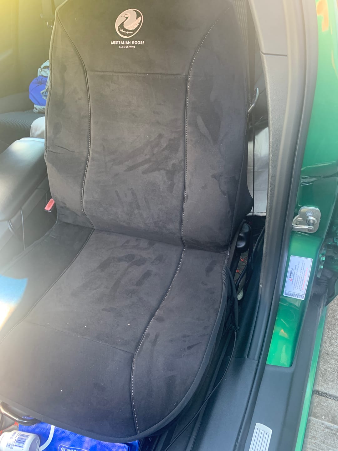 Customer photo review of Australian Goose™ Front Seat Cover (Driver & Passenger)