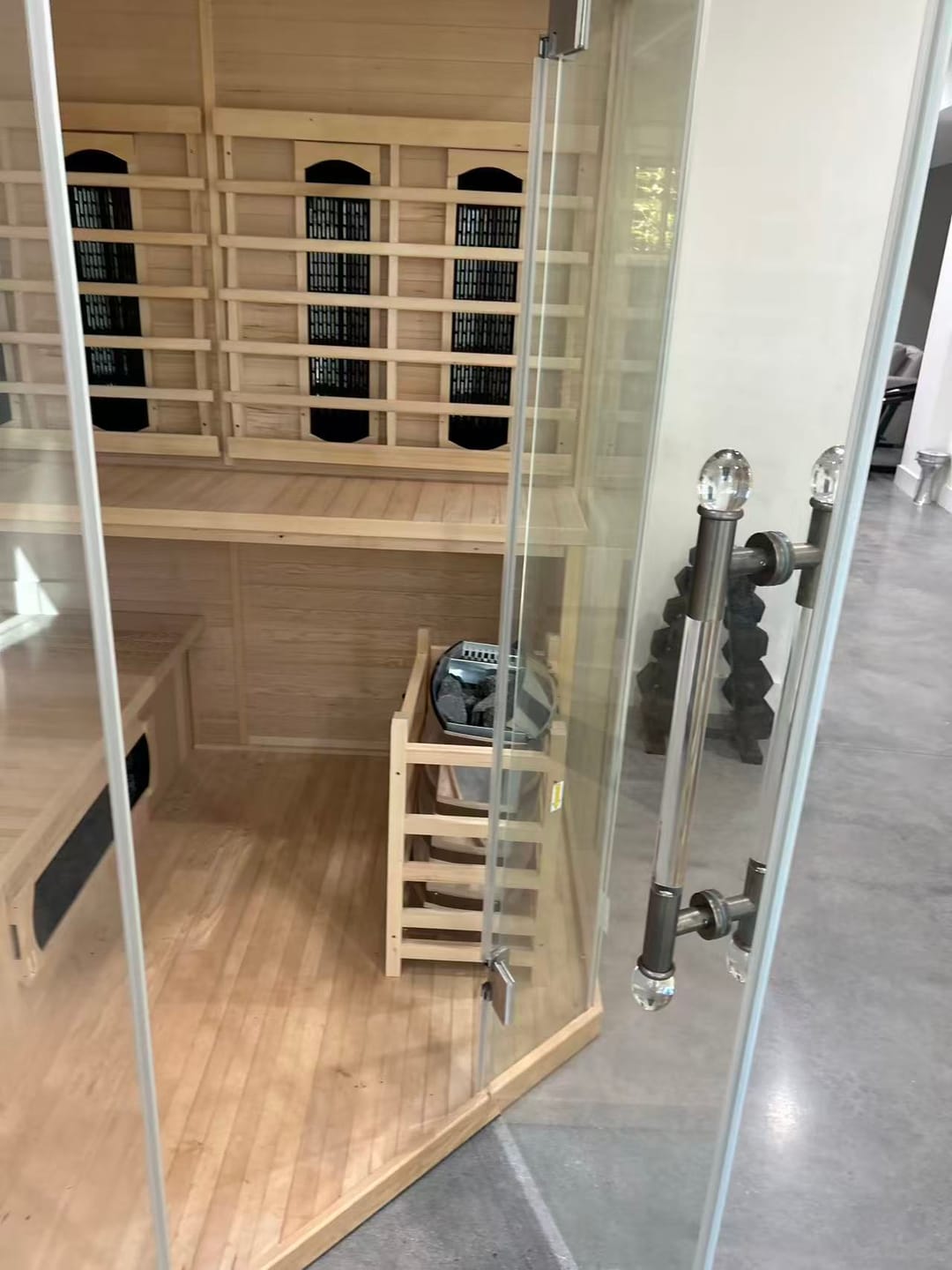 Customer photo review of HY-FUSION MAX  |  Saunasnet® 4-6 Person Indoor Hybrid Sauna（Estimated delivery: 1–2 weeks）
