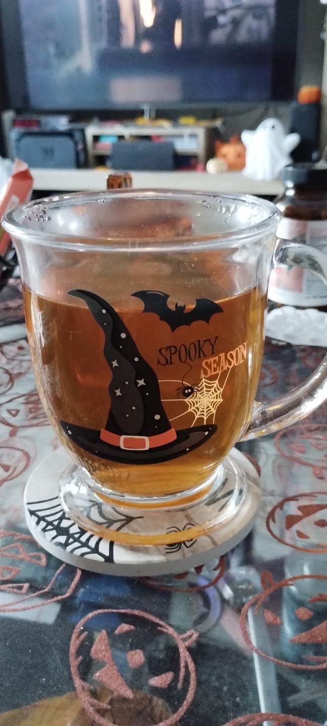 Customer photo review of Spooky Season Hexenhut Tasse aus Glas