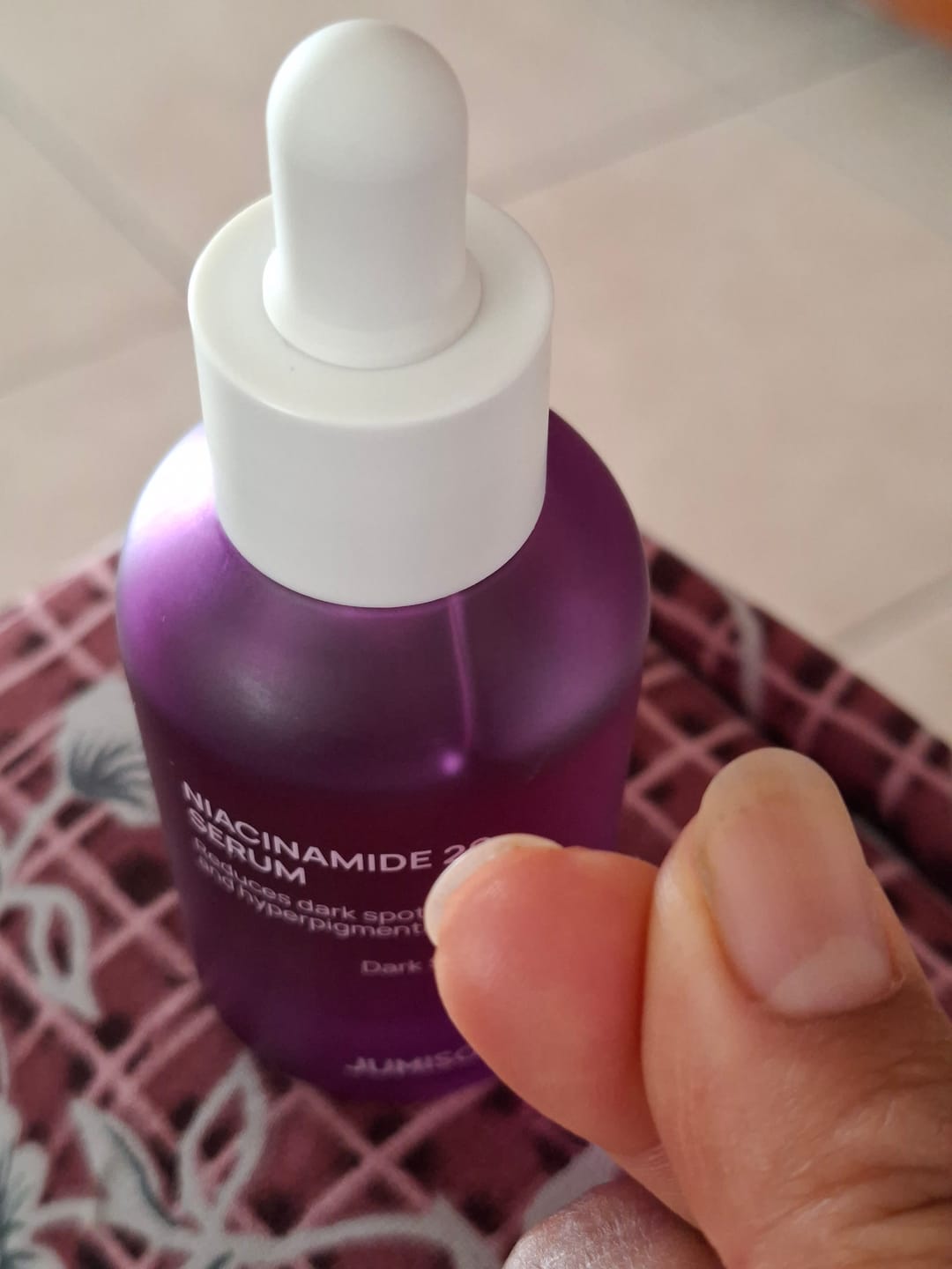 Customer photo review of JUMISO - Niacinamide 20 Serum 40 ML | Serum Antimanchas e Hiperpigmentacion