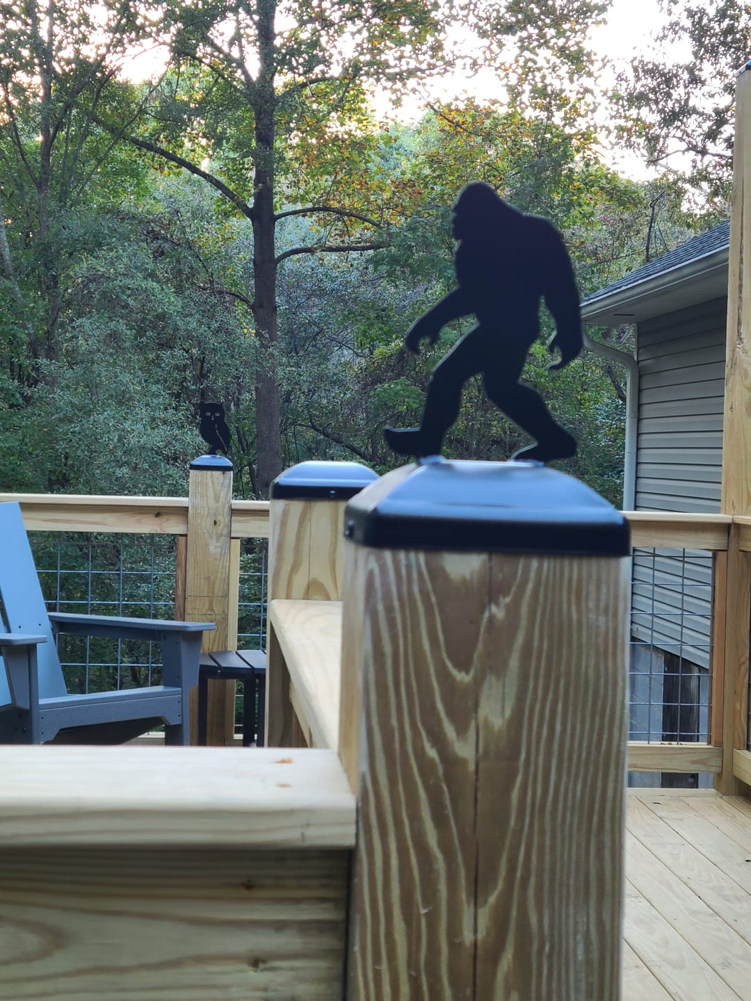 Customer photo review of Bigfoot Walking Post Cap (Multiple Post Sizes Available)