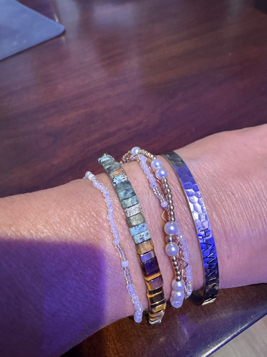 Customer photo review of 'Fuck Cancer' Tila Morse Code Bracelet