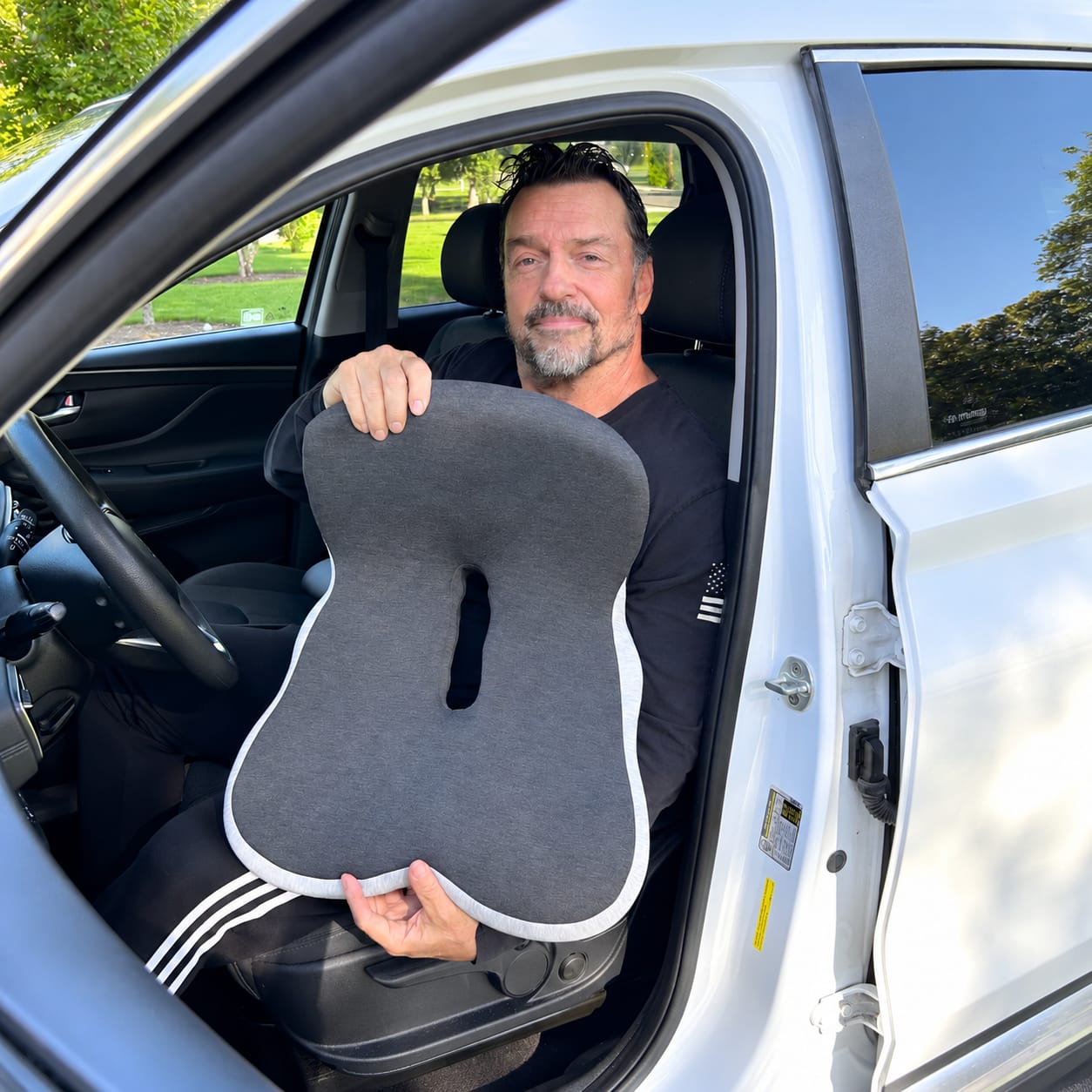 Customer photo review of SoftBack™ Ergonomic Seat Cushion