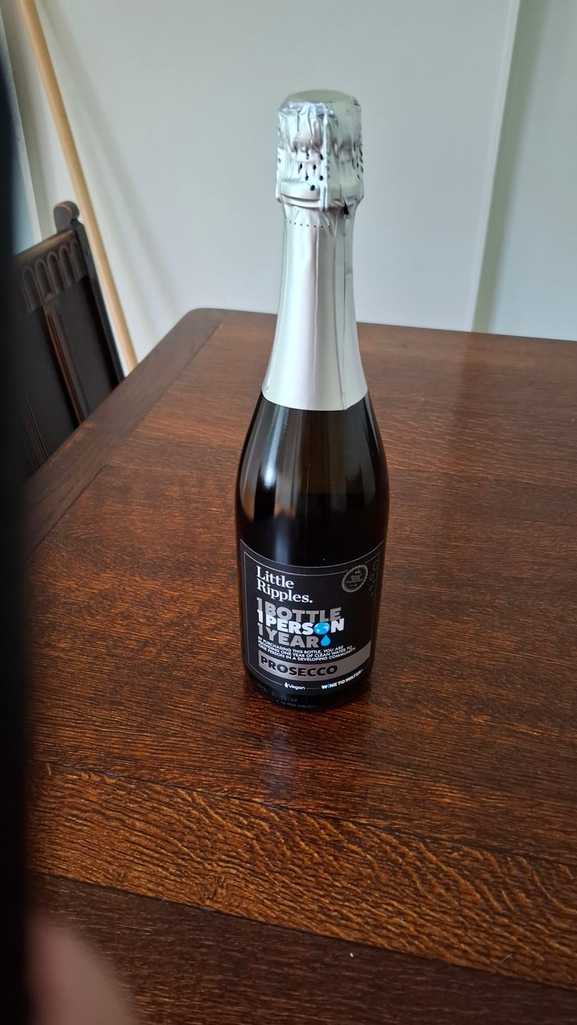 Customer photo review of Low Sugar Prosecco – Australian Sparkling Wine | 6 Pack
