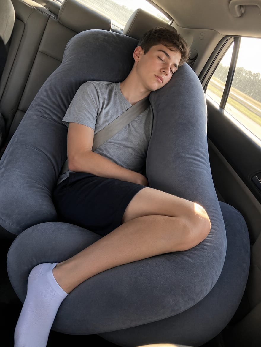 Customer photo review of NapTravel® - Sleep Pillow