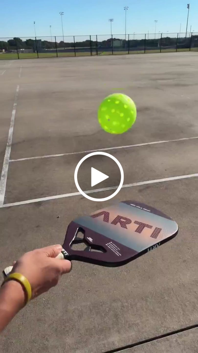 Customer video review of ARTI 14mm T700 Carbon Fiber "MASTERY ELITE 1.0" Pickleball Paddle - USA Pickleball Approved