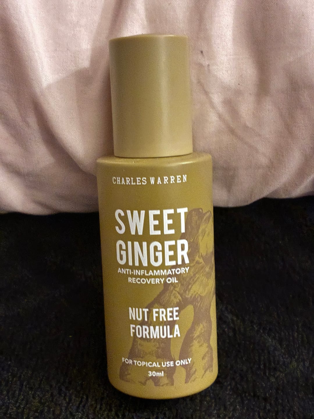Customer photo review of [Nut-Free] Sweet Ginger Dry Oil for Sensitive Skin