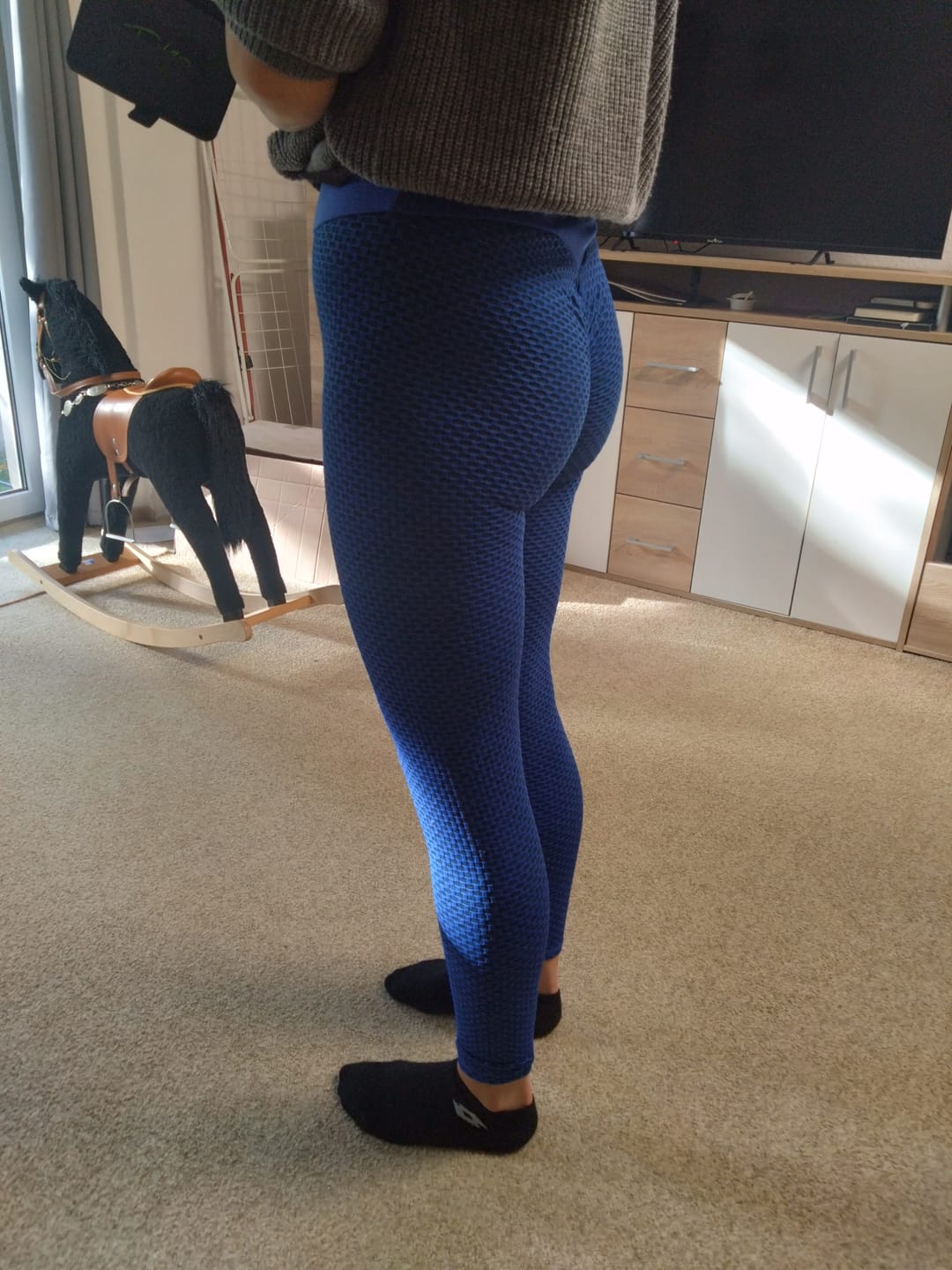 Customer photo review of Spider Anti-Cellulite Leggings