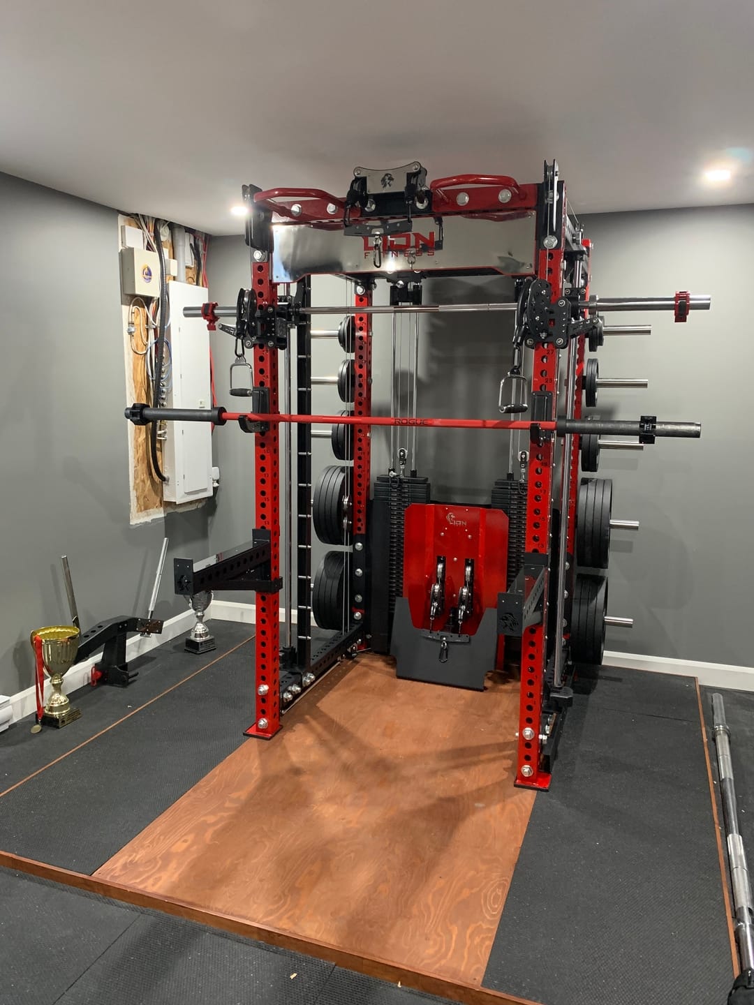 Customer photo review of Cage d'Entrainement Smith 3 en 1 Phénix Pro