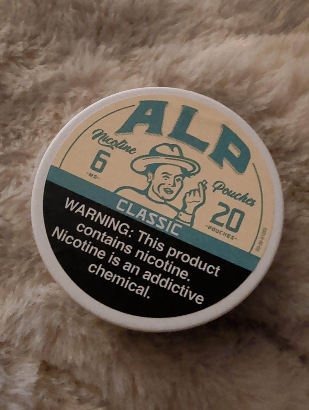Customer photo review of Classic Nicotine Pouches