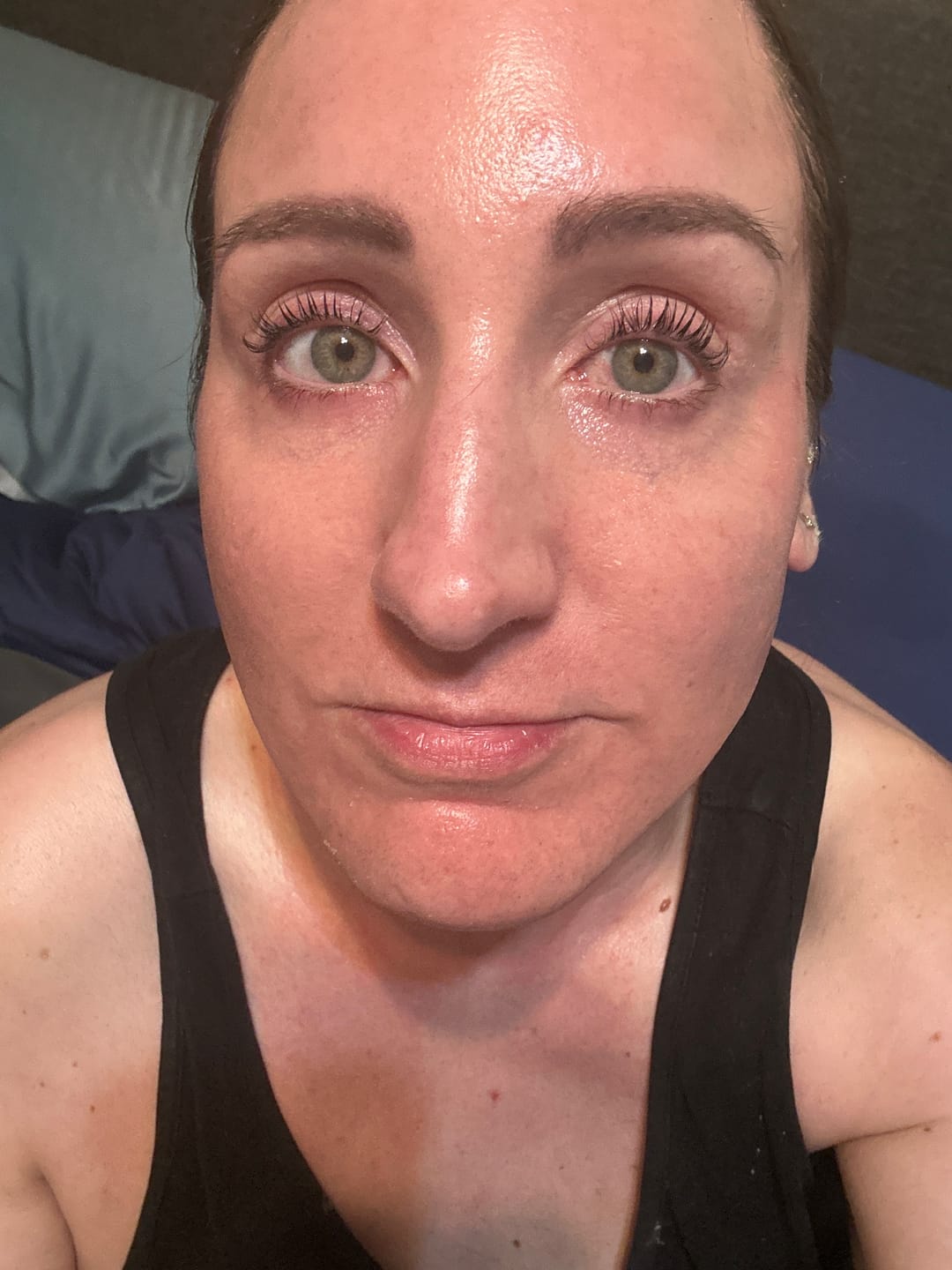 Customer photo review of D-1 Night-Before Glowing Sheet Mask