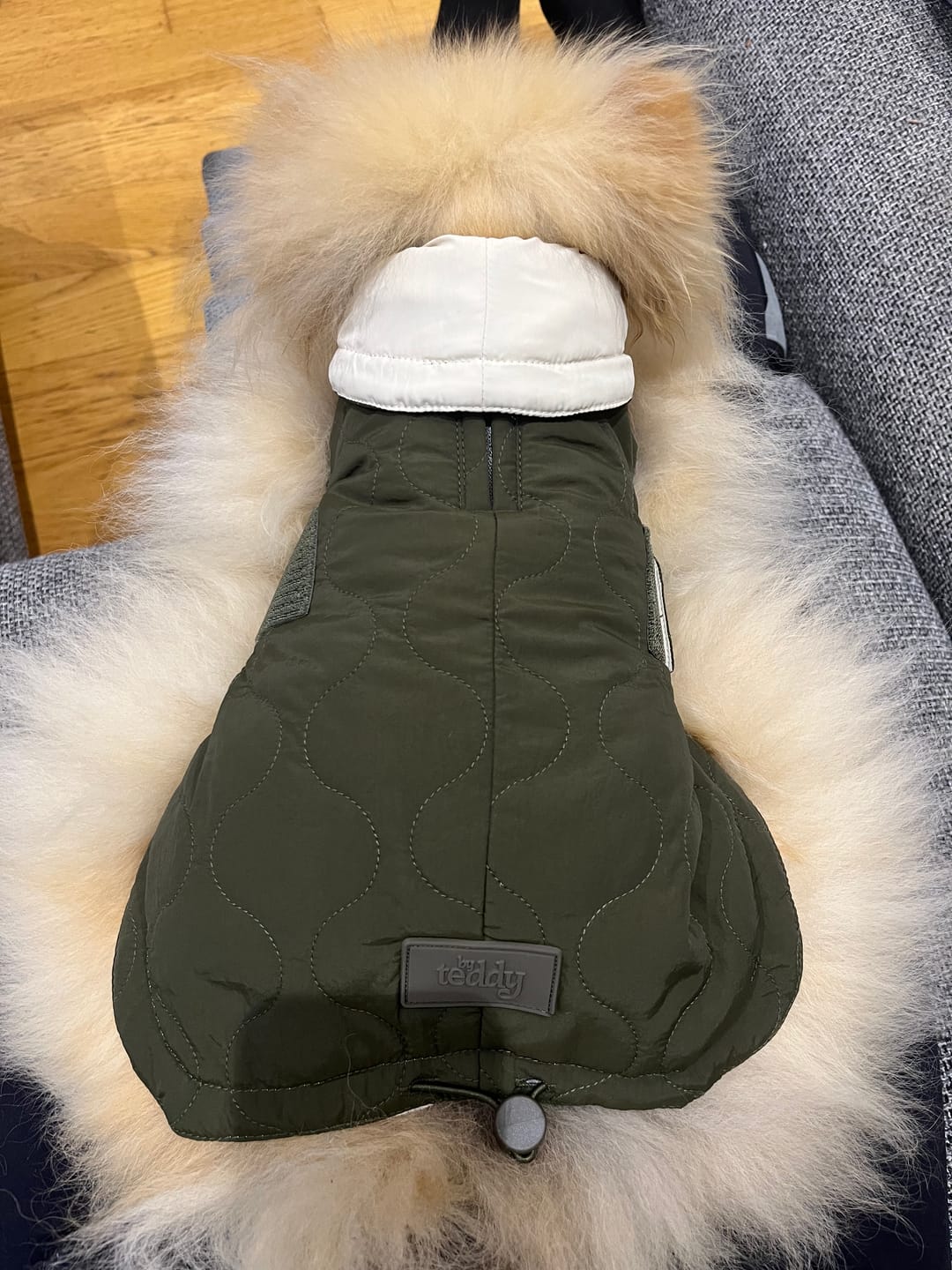 Customer photo review of Forest | The Capsule Quilted Coat