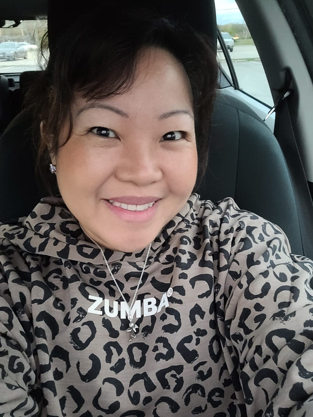 Customer photo review of Zumba Modal Printed Pullover Sweatshirt