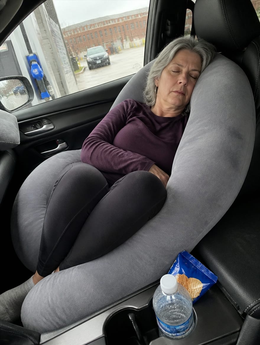 Customer photo review of NapTravel® - Sleep Pillow