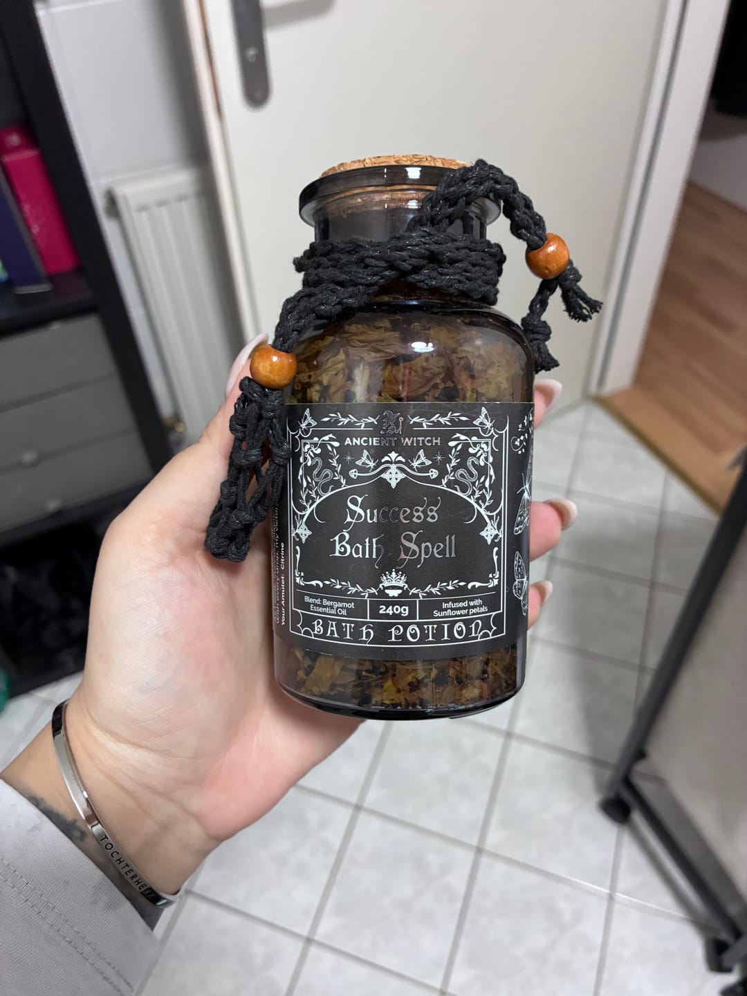 Customer photo review of Magisches Ritual-Badesalz mit Edelstein