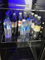Customer photo review of Simzlife 4.5 Cu.ft Beverage Refrigerator and Cooler, 145 Can Mini fridge with Glass Door for Soda Beer Wine, Small Drink Dispenser with Digital Adjustable Thermostat for Home Office Bar