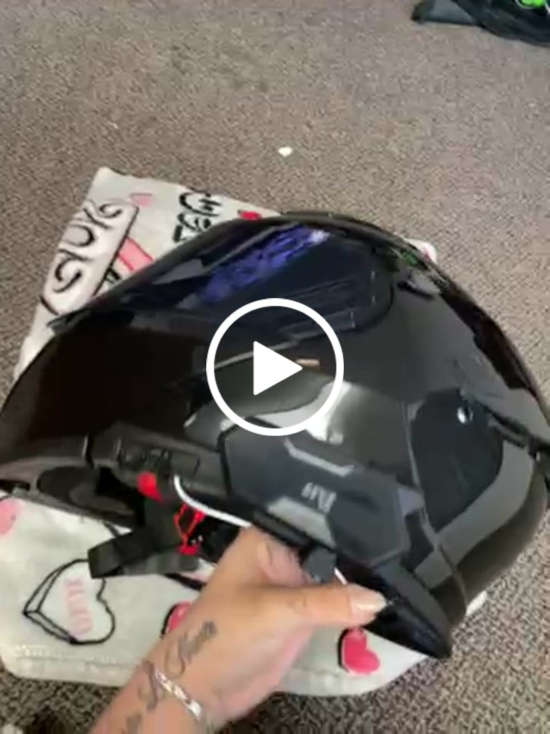 Customer video review of K1 Pro Modular Helmet with Bluetooth Intercom