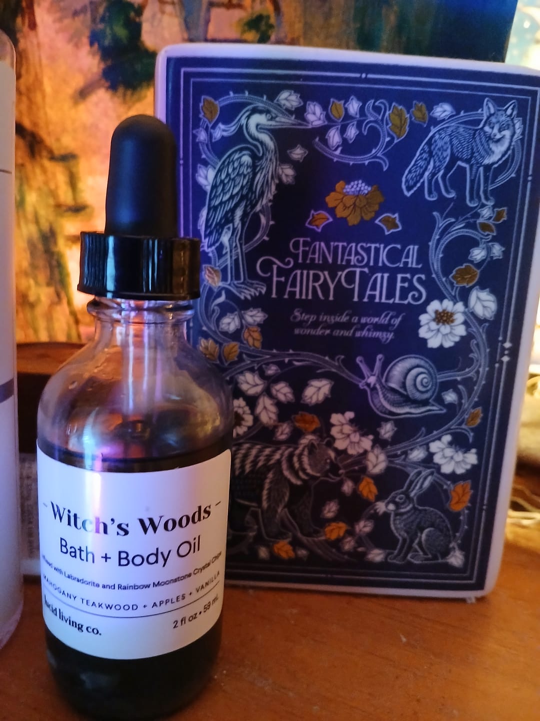 Customer photo review of Witch's Woods Bath & Body Oil
