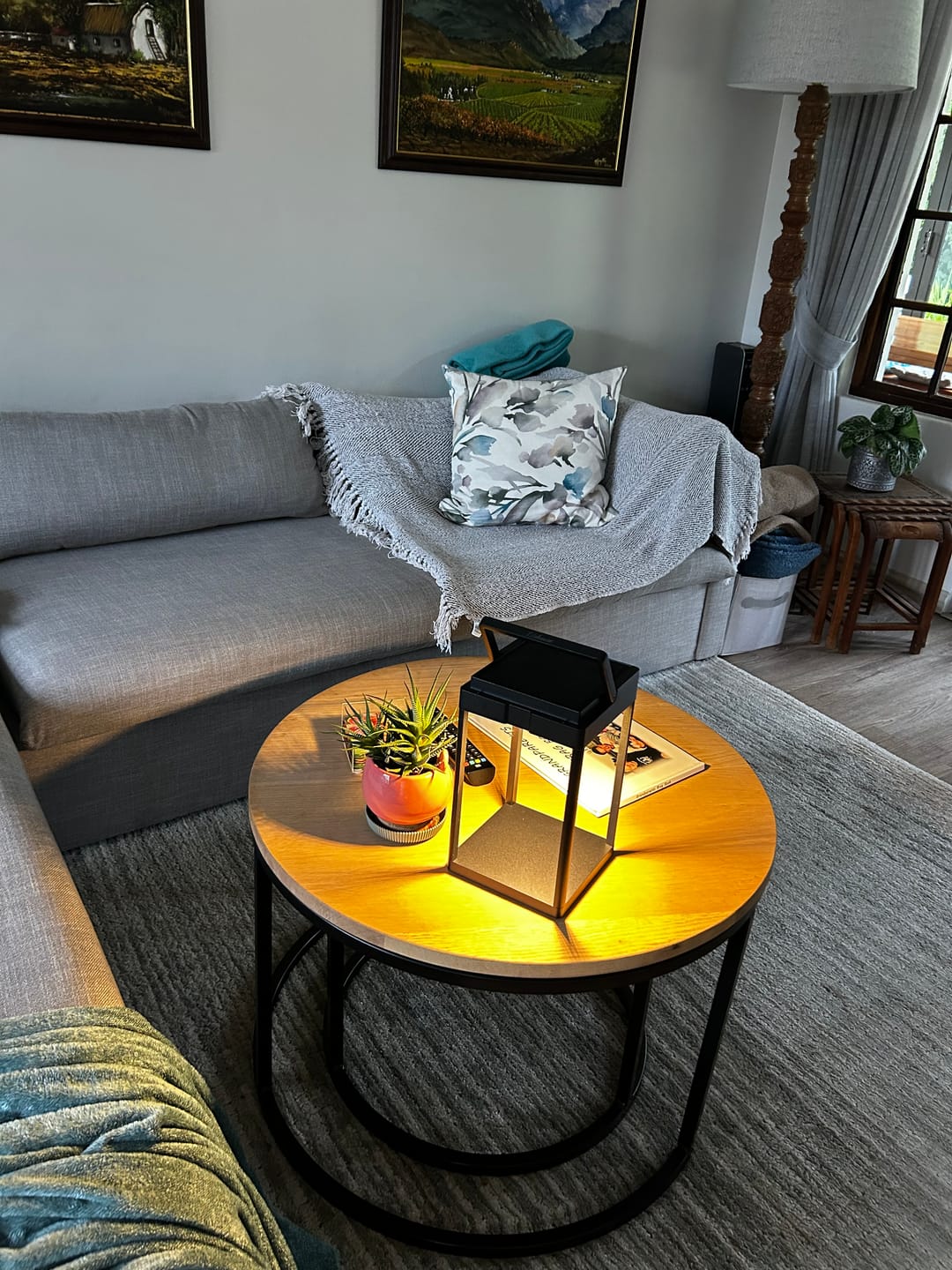 Customer photo review of Luxury Metal Solar Lantern
