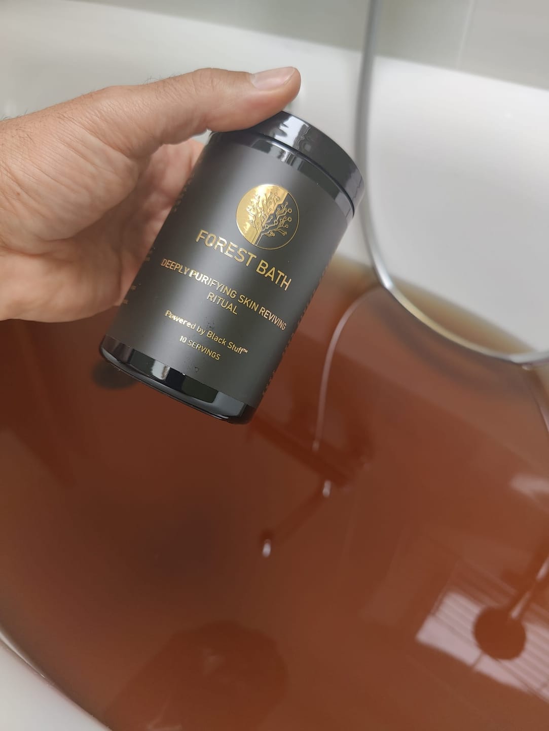 Customer photo review of BLACK STUFF POWDER WITH DOSING SCOOP