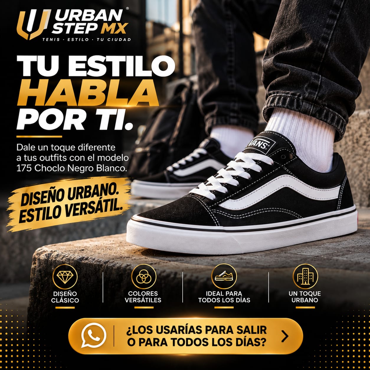 Customer photo review of Tenis 012 Negro Blanco
