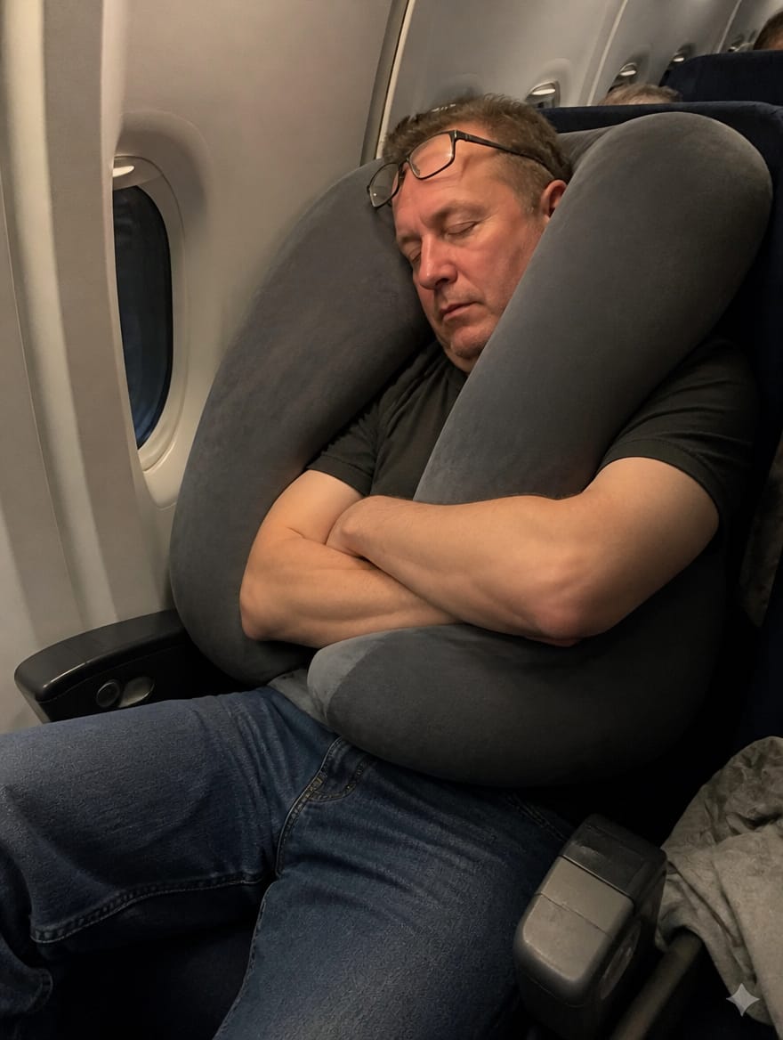 Customer photo review of NapTravel® - Sleep Pillow
