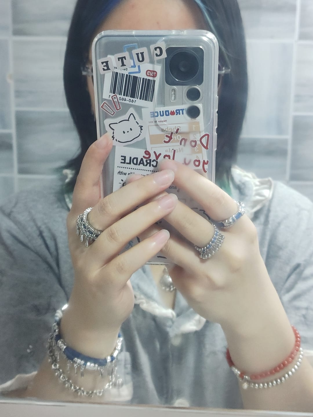 Customer photo review of "MIAO" 925 Sterling Silver Tassel Statement Ring