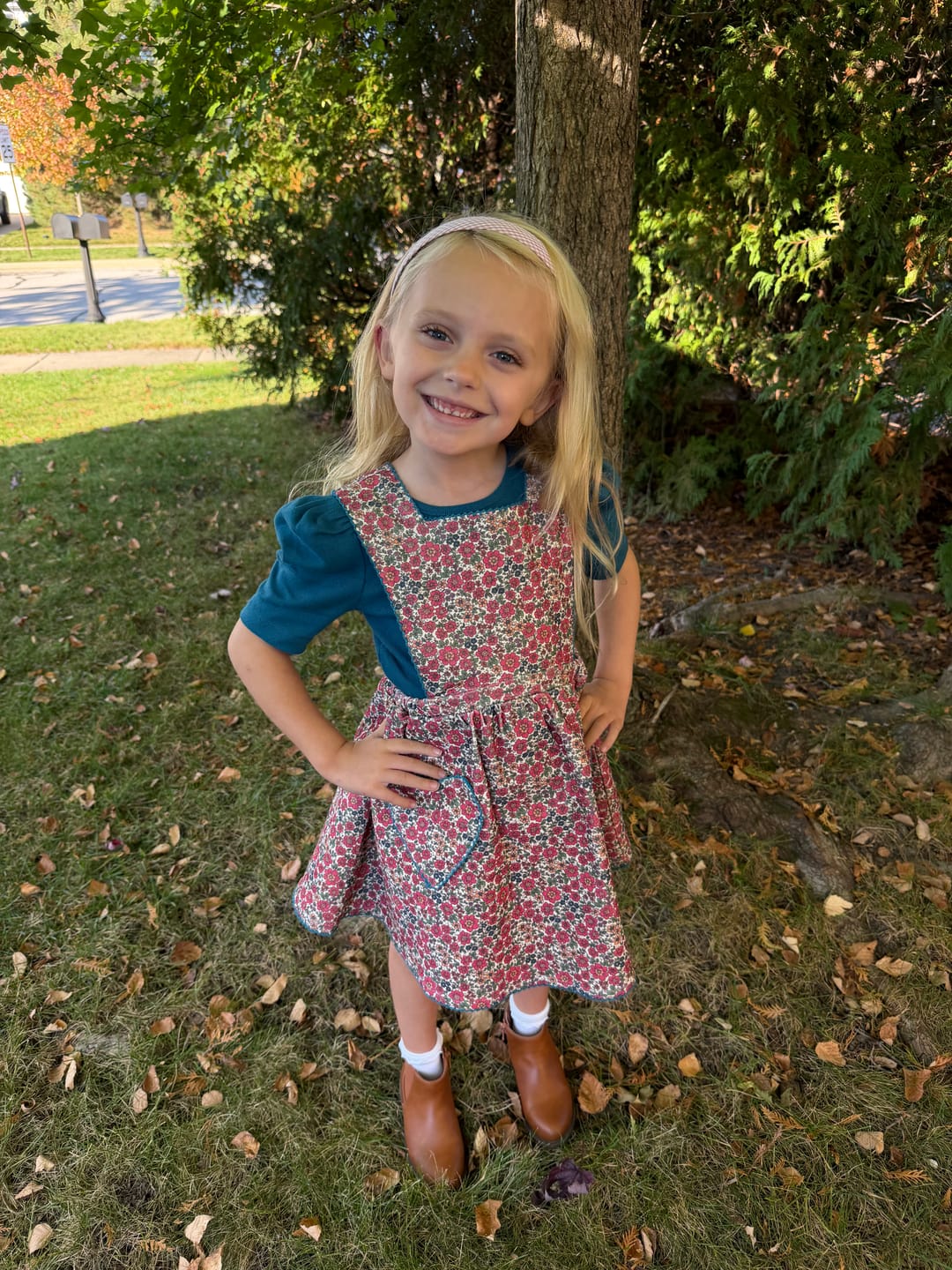 Customer photo review of Mulberry Meadow Corduroy Jumper