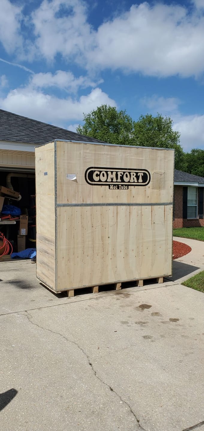 Customer photo review of Comfort Hot Tub 834